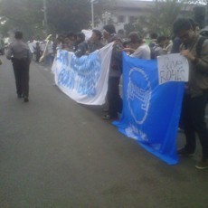 Alumni Rohis Kota Bandung Demo Pemberitaan Soal Teroris
