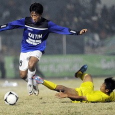 Kaltim Rebut Emas Sepakbola PON