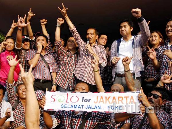 Jokowi Pidato Pertama Usai Menang Quick Count