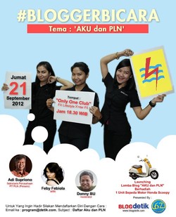 Hai Blogger, Yuk Diskusi Bareng PLN di #BloggerBicara