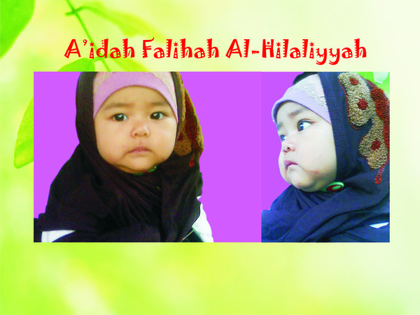 Aidah Falihah Al Hilaliyyah. 11 Bulan, Perempuan