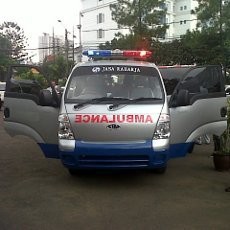 Satlantas Polrestabes Bandung Dapat Hibah Satu Ambulans