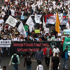 Aksi di Bundaran HI, Rohis: Kami Bukan Teroris