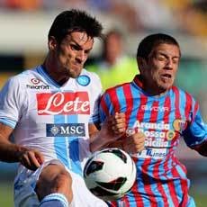 10 Pemain Catania Hentikan Rentetan Kemenangan Napoli
