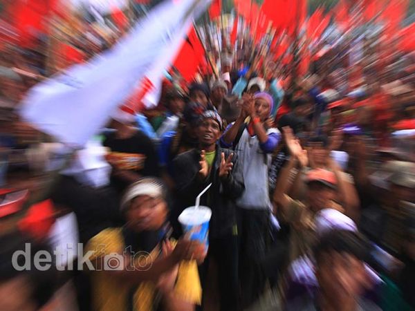 Aksi Petani di Depan Istana Berlangsung Tertib