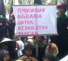 Ratusan Petani Jember Tuntut PTPN Kembalikan Tanah