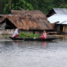 1,4 Juta Warga India Mengungsi karena Banjir