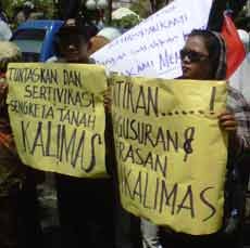 Lagi, Puluhan Warga Kalimas Tolak Penggusuran