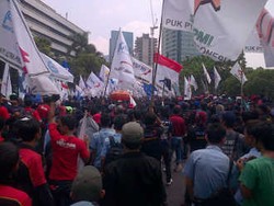 Kemenakertrans: Ancaman Mogok Nasional Buruh Tidak Berdasar