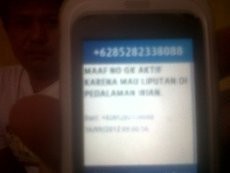 Ini SMS-SMS Lelaki yang Membawa Kabur Model Belia Asal Bogor 