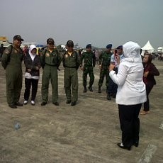 Pilot Black Panther Dikerubuti Pengunjung BAS 2012