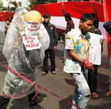 Anak Jalanan Demo Diknas Malang Tolak Diskriminasi