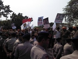 Ribuan Simpatisan PKS Demo Kedubes AS