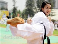 Tya Ariesta Jadi Duta Taekwondo Indonesia