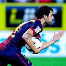 Fabregas dan Villa Dipuji Vilanova