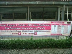 Jangan Sampai Ketinggalan! Ini Jadwal KRL Khusus Wanita