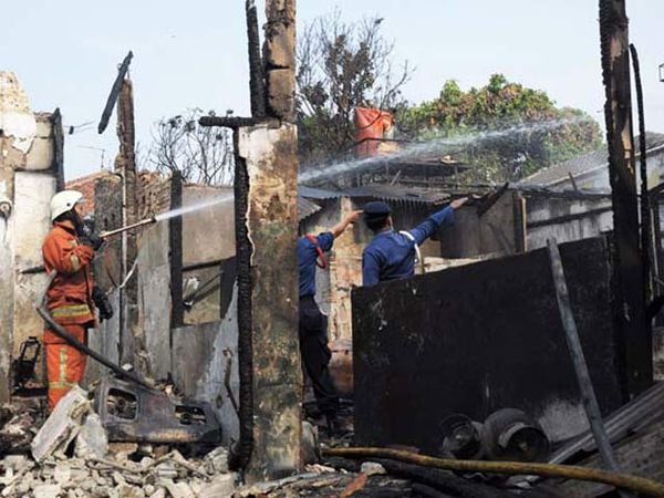 7 Rumah di Ulujami Hangus Terbakar