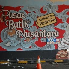 Mural Batik Saksi Pemecahan Rekor Muri di Thamrin City Dibongkar