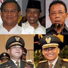 5 Jenderal yang Diisukan Ramaikan Perang Bintang Pilpres 2014