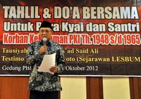 PBNU Gelar Tahlilan untuk Korban G30S/PKI