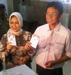 ER Nyoblos di TPS 22