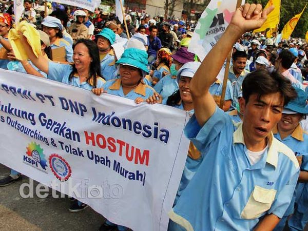 Buruh Jakarta Juga Turun ke Jalan