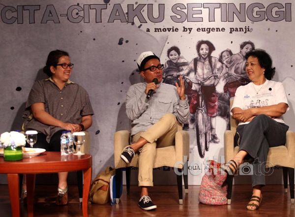 Suasana Jumpa Pers Cita-citaku Setinggi Tanah