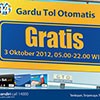 Hari ini, GRATIS bayar tol dengan mandiri prabayar!