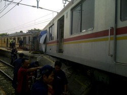 Evakuasi Gerbong Selesai, Jalur KRL Jakarta-Bogor Siap Pakai