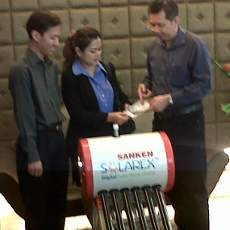 Pemanas Air Tenaga Surya Sanken Diyakini Hemat Energi