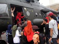 Siswa SD Serbu Pameran Alutsista TNI