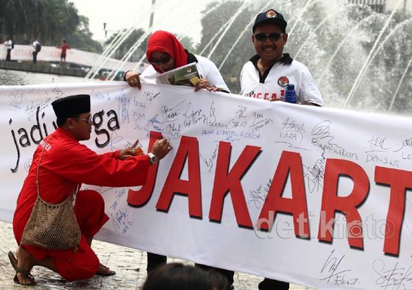Panwaslu Gelar Aksi Bangga Jadi Warga Jakarta