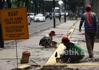 Perbaikan Pedestrian Sudirman