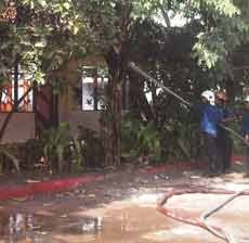 SMPN 42 Surabaya Terbakar, 8 Ruangan Ludes