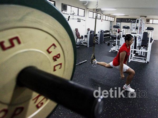 Disinilah Atlet Pelatnas Berlatih Fisik