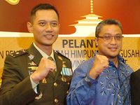 Putra Sulung SBY Hadiri Pelantikan BPD HIPMI Jabar