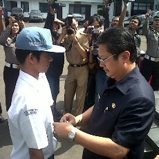 Polisi Siswa di 275 SMA dan SMA Resmi Dikukuhkan
