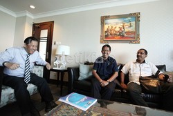 Pertemuan yang membahas hasil perkembangan rapat JC di Malaysia tersebut digelar pukul 14.00 WIB.