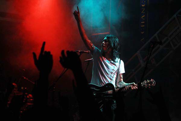 Konser Miyavi di Hard Rock Cafe Jakarta
