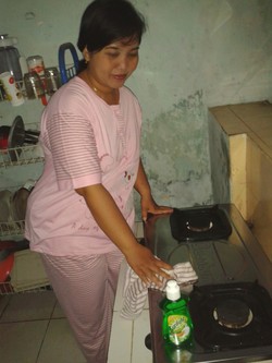 Noda Minyak di Kompor