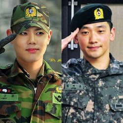 Saat 5 Idola KPop Ganteng Berseragam Tentara