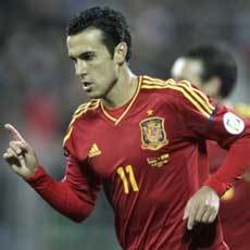 Pedro Hat-trick, Spanyol Gilas Belarusia 4-0
