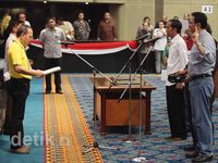 Jokowi Lakukan Gladi Bersih Sebelum Dilantik