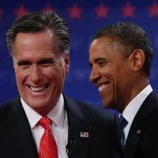 Jelang Debat Capres AS Putaran Kedua, Obama & Romney Bersaing Ketat