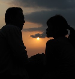 Sunset di Langit Taman Sari