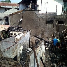 Kebakaran di Linggawastu Hanguskan 9 Rumah