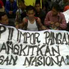 Mahasiswa Unisma Tuntut Stop Impor Pangan di Malang