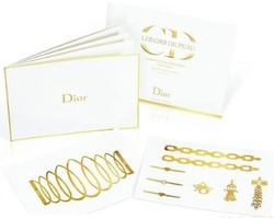 Dior Luncurkan Tato dari Emas 24 Karat