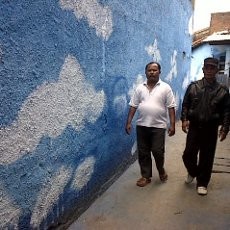 Terasa Menembus Langit dan Awan di Kampung Langitan