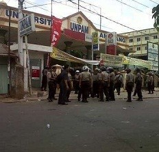9 Demonstran Unpam Ditangkap Polisi